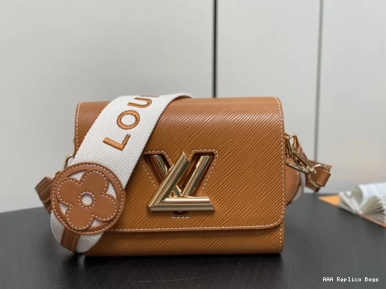 Aaa replica bags VUITTON LOUIS TWIST MM-23*17*9.5CM 0710